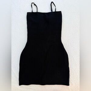 Aritzia - Babaton Black Knit mini dress
